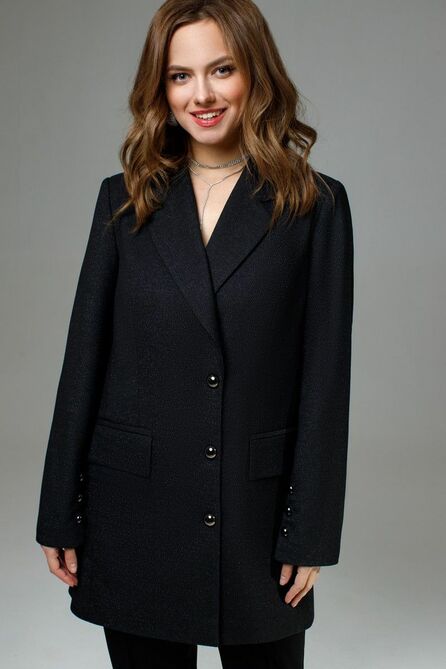 Костюм брючный TEZA 3021 черный_мерцание