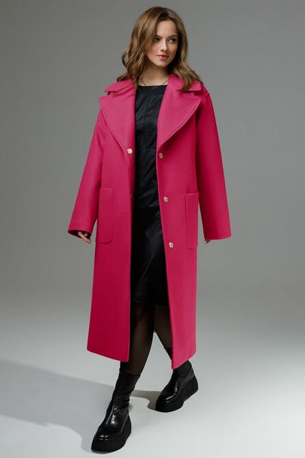 Пальто TEZA 2974 фуксия