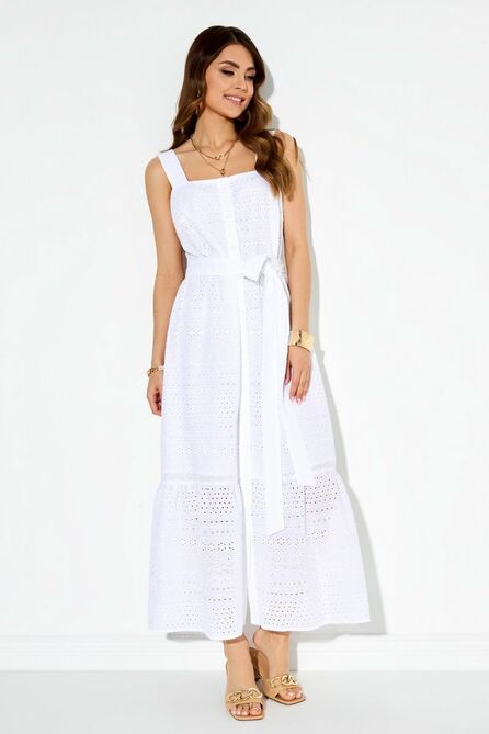 Повседневное платье TEZA 3935 белый