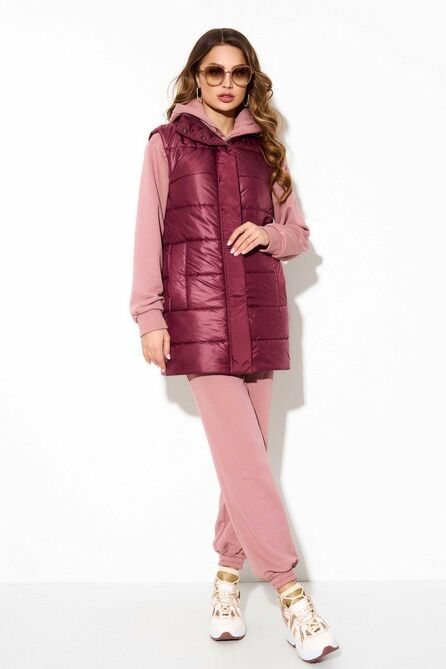 Жилет TEZA 3784 бордо