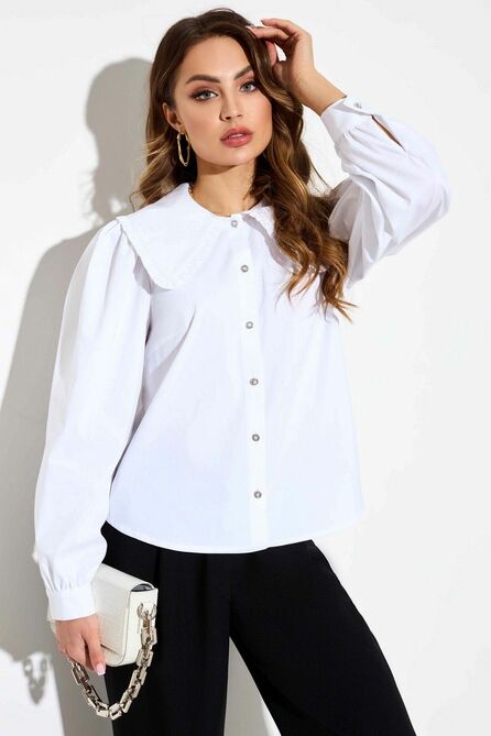 Брюки, Блуза TEZA 3894 белый-черный