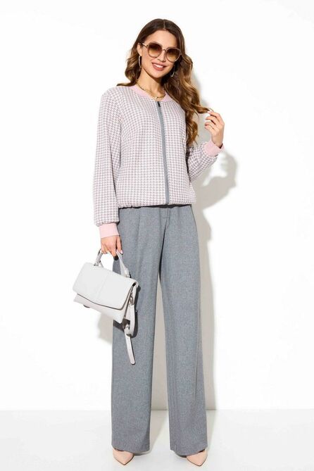 Бомбер TEZA 3903 розовый