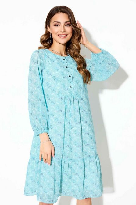 Повседневное платье TEZA 3915 мята