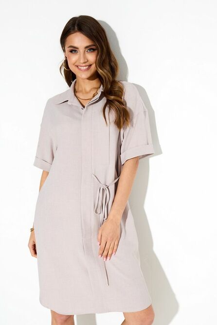 Повседневное платье TEZA 3924 бежевый