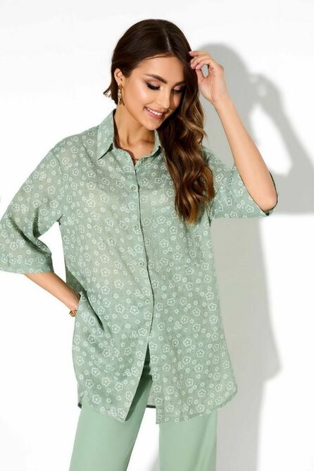 Брюки, Блуза TEZA 3928 мох