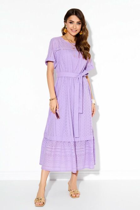 Повседневное платье TEZA 3936 лаванда