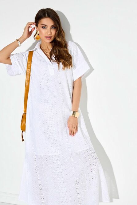 Повседневное платье TEZA 3937 белый