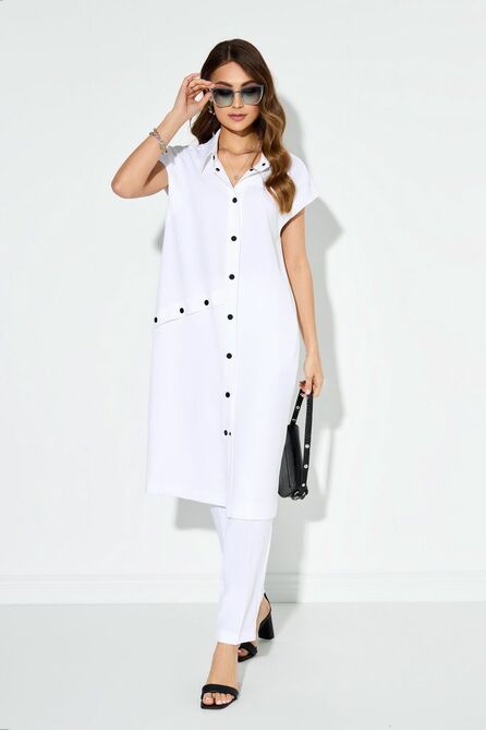 Костюм брючный TEZA 3952 белый