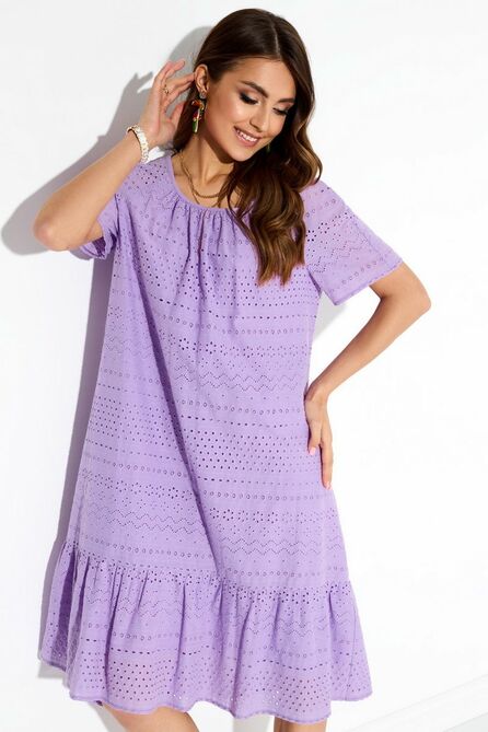 Повседневное платье TEZA 3940 лаванда