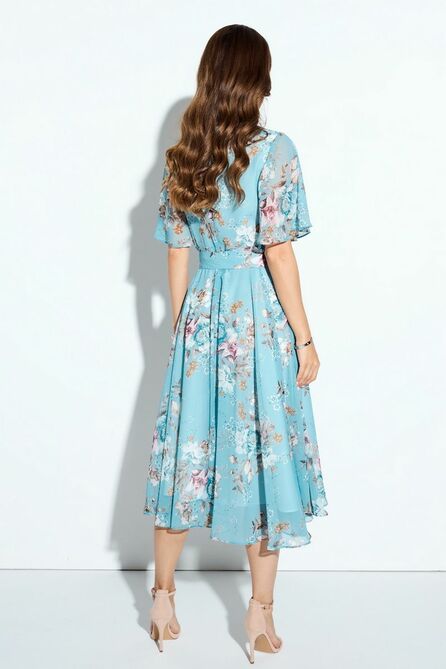 Вечернее платье TEZA 4139 голубой