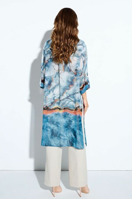 Брюки, Блуза TEZA 4140 голубой