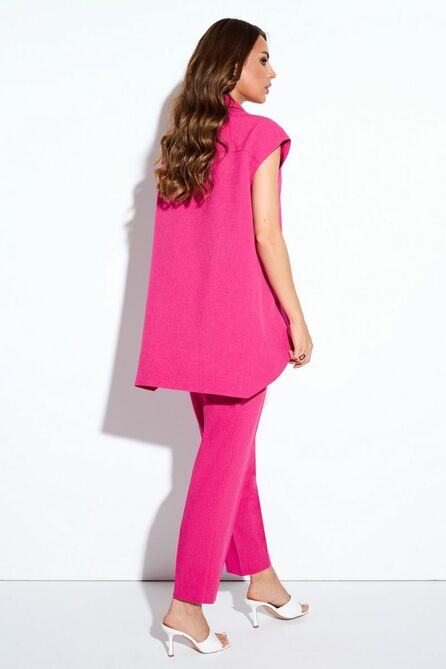 Костюм с блузкой TEZA 4159 фуксия