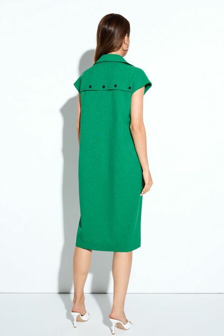 Повседневное платье TEZA 4160 зеленый