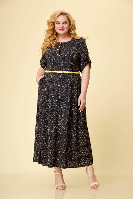 Повседневное платье TricoTex Style 1716 мелкие_цветы