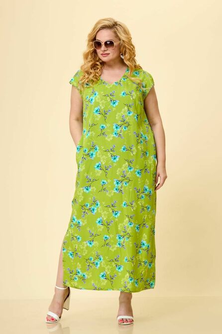 Повседневное платье TricoTex Style М1721 яблоко