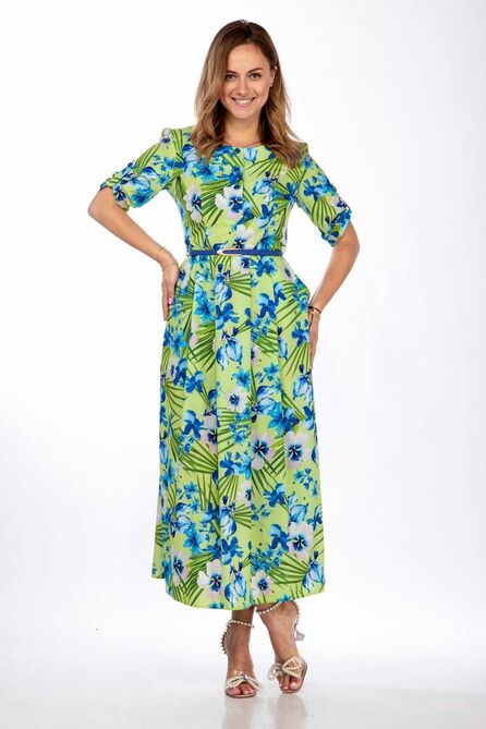 Повседневное платье TricoTex Style Л1716 лимон