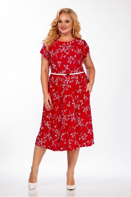 Плательный комплект TricoTex Style М1112 красный