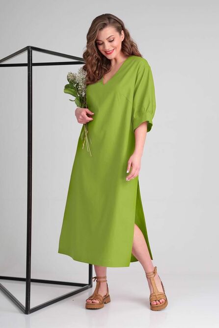Повседневное платье TVIN 4044 лайм