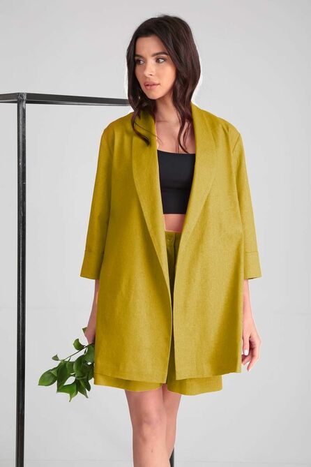 Жакет, Шорты TVIN 4043 горчица