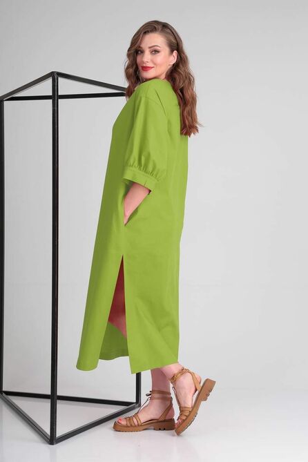 Повседневное платье TVIN 4044 лайм