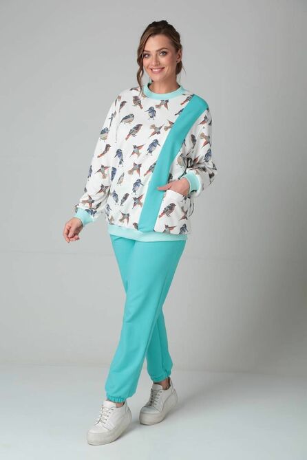 Костюм брючный TVIN 8128 колибри