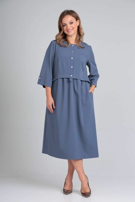 Повседневное платье TVIN 5295 голубой