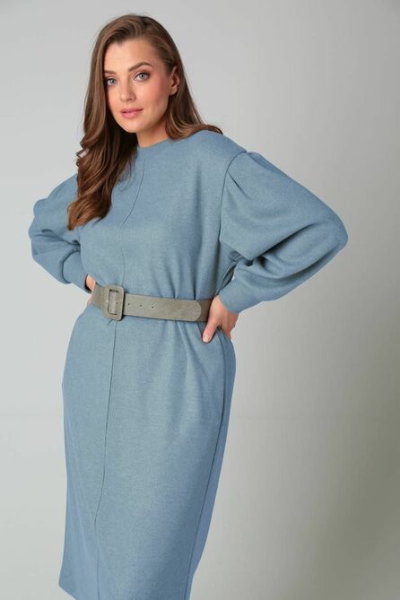 Повседневное платье TVIN 4061 голубой