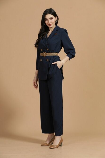 Костюм брючный Твой имидж 1234 синий