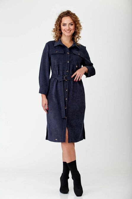 Повседневное платье Твой имидж 1511 синий