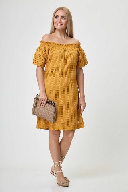 Повседневное платье Vasalale 694 рыжий