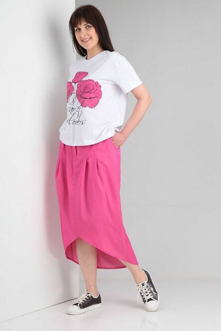 Юбка, Майка VIA-Mod 517 малиновый