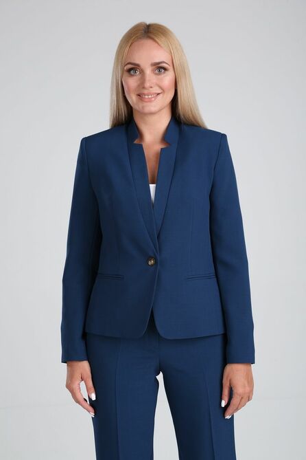 Костюм брючный Vilena 701 синий-графит