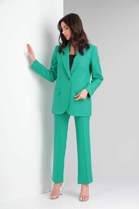 Костюм брючный Vilena 788 зеленое_яблоко