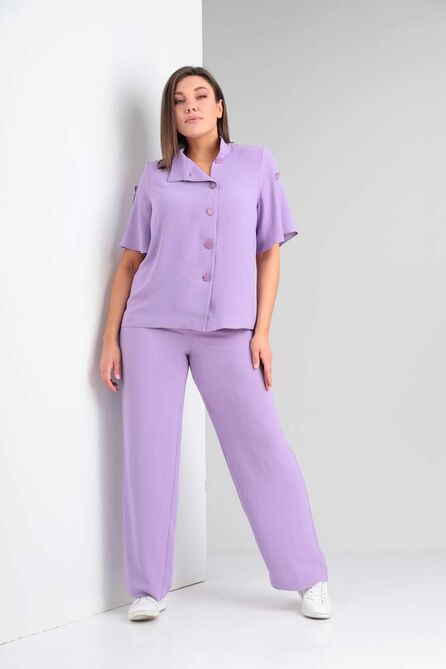 Брюки, Блуза Vilena 817 сирень