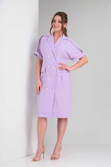 Повседневное платье Vilena 812 сирень Повседневное платье Vilena 812 сирень