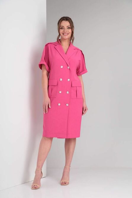 Повседневное платье Vilena 812 фуксия Повседневное платье Vilena 812 фуксия