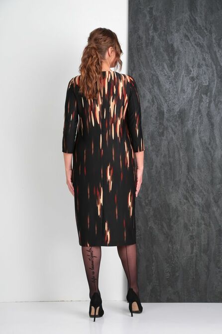 Повседневное платье Vilena 818 терракот