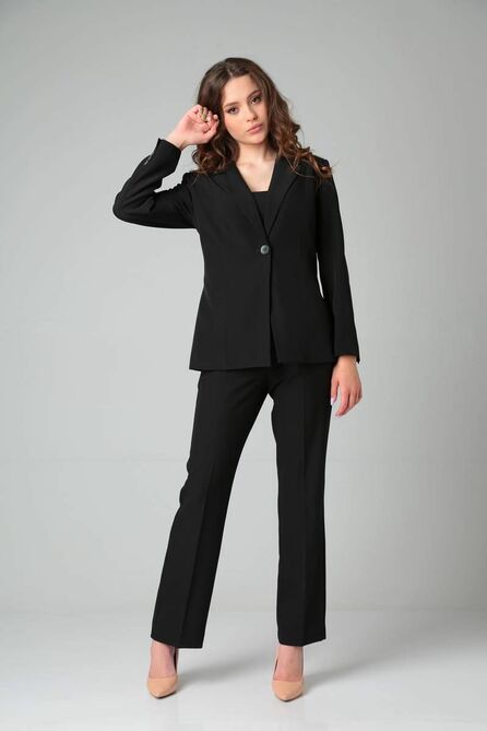Костюм брючный Vilena 840 черный