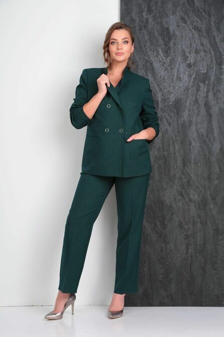 Костюм брючный Vilena 828 малахит Костюм брючный Vilena 828 малахит