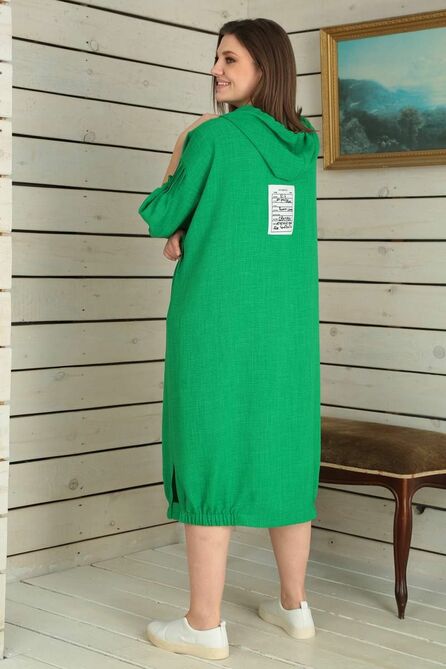 Повседневное платье Viola Style 01011 зеленый