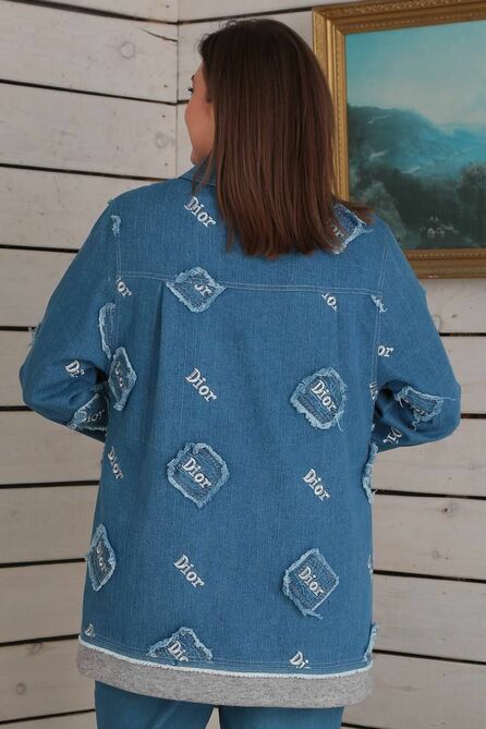 Жакет Viola Style 6049 синий