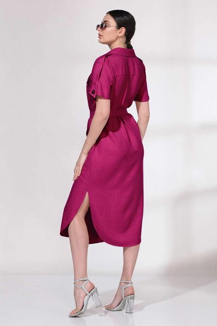 Повседневное платье Viola Style 0963 азалия