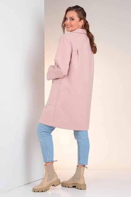 Пальто Viola Style 6059 пудра