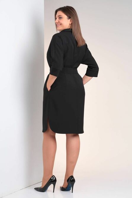 Офисное платье Viola Style 01024 черный Офисное платье Viola Style 01024 черный