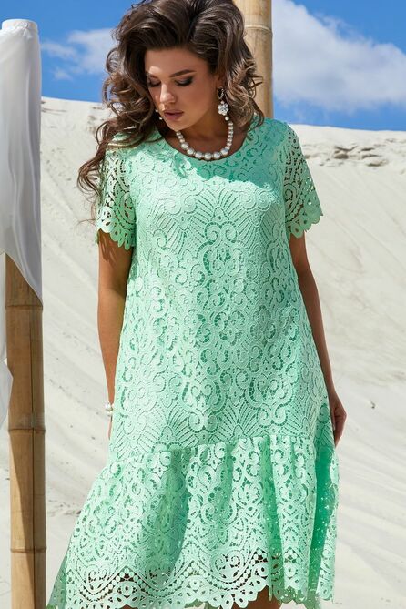 Вечернее платье Vittoria Queen 15253/2 салатовый