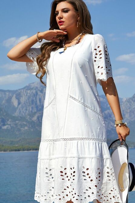 Вечернее платье Vittoria Queen 15433 белый