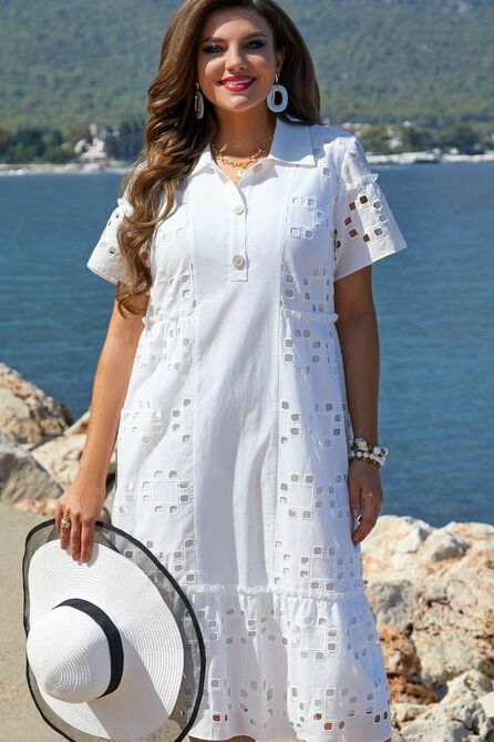 Вечернее платье Vittoria Queen 15013/1 белый