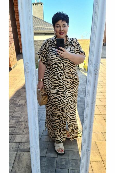 Вечернее платье Vittoria Queen 15333 полоска