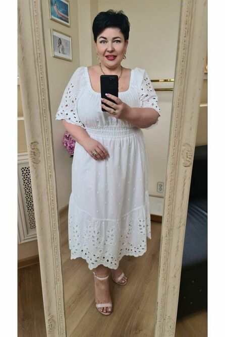 Вечернее платье Vittoria Queen 15453 белый