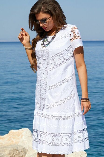 Вечернее платье Vittoria Queen 15313/1 белый